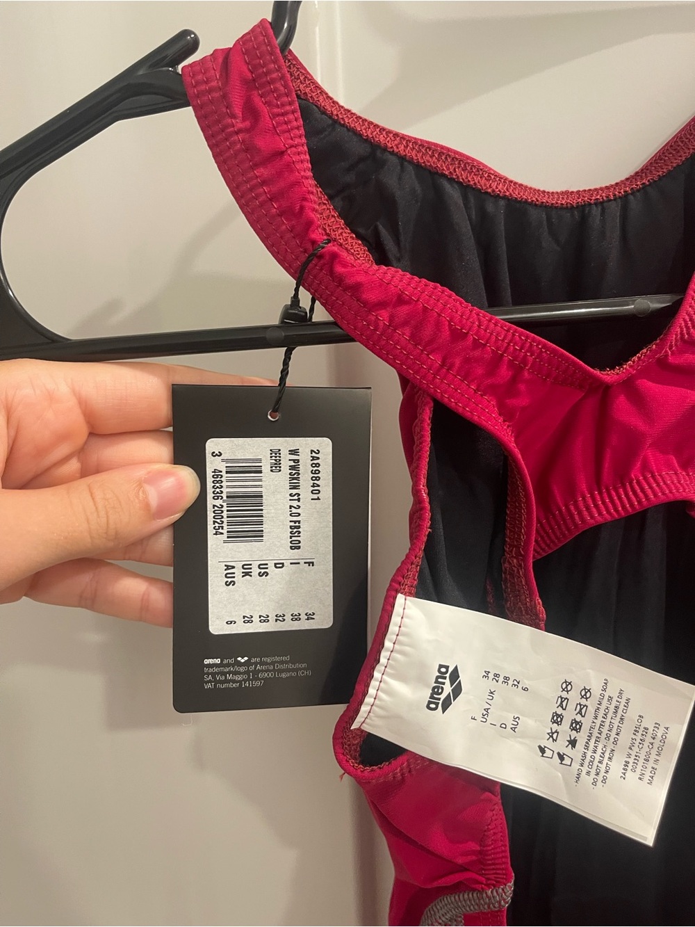 Arena Women’s Performance Powerskin ST Swimsuit - Red - Picture 5 of 9